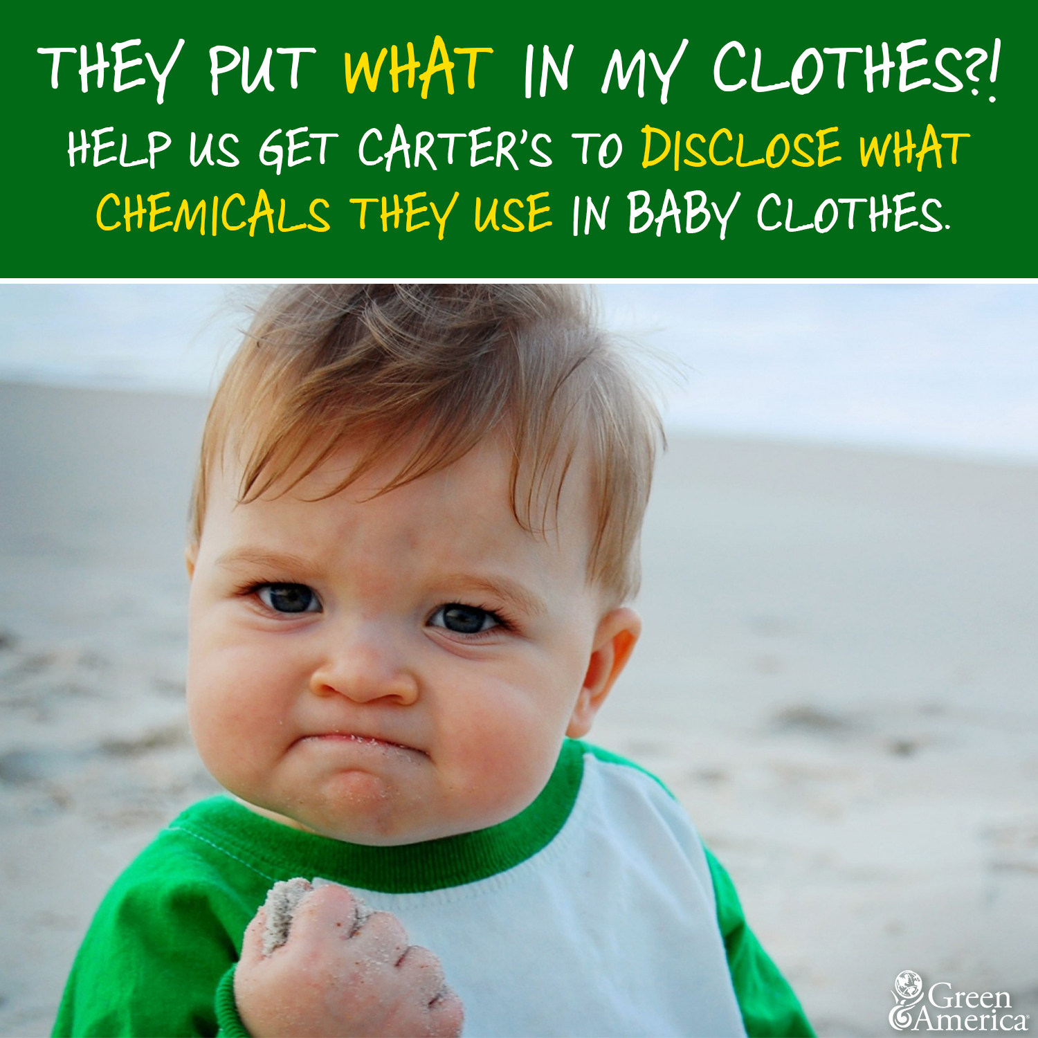 Carter's End Toxic Textiles in Children's Clothing Green America