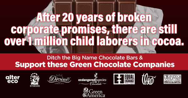 After 20 years of broken corporate promises, there are still over 1 million child laborers in cocoa. 