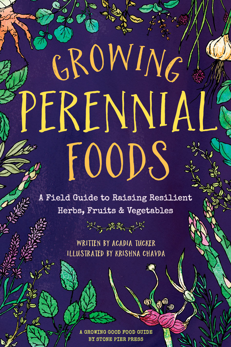 book cover: growing perennial foods