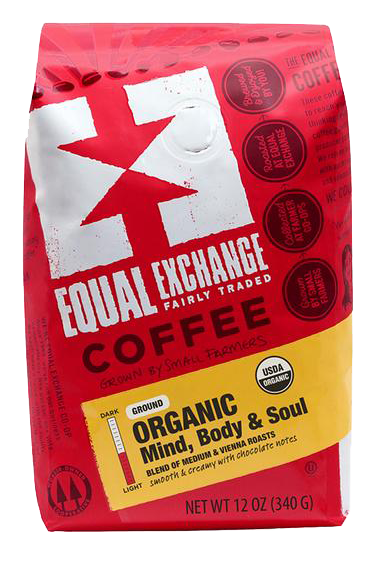 equal exchange coffee bag