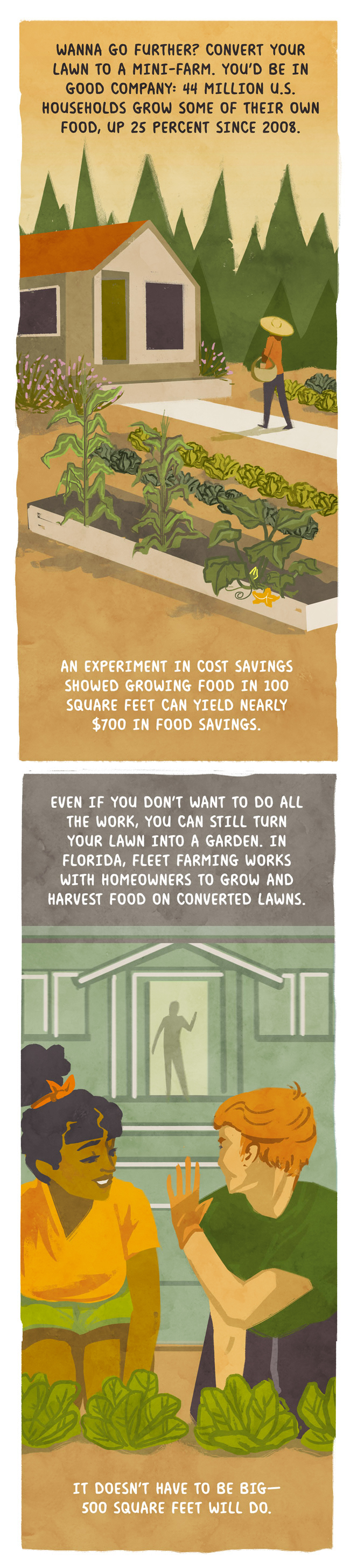 44 million US households grow some of their own food.