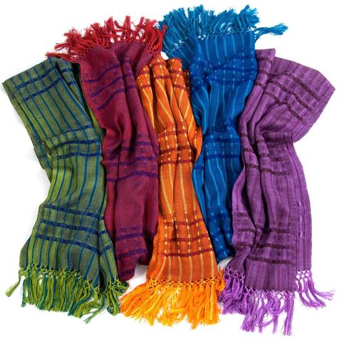 multiple colors of the Lucia scarf