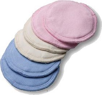 multicolored nursing pads