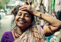 kolkata indian woman smiling