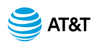 Image: AT&T logo. Title: AT&T progresses on renewable energy