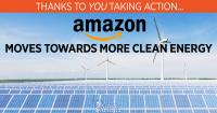 amazon moves toward clean energy 