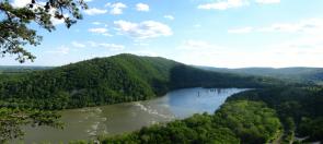Potomac river from above