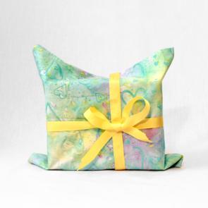 Enkiteng bag - cloth gift wrapping bag made of donated fabric - upcycled