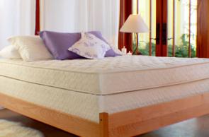 Non-toxic, solid wood bedroom furniture; organic mattresses and bedding
