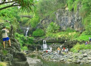 Access To The Pools At Oheo In Haleakala National Park