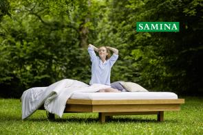 All natural, organic SAMINA is designed for your body and sleep.