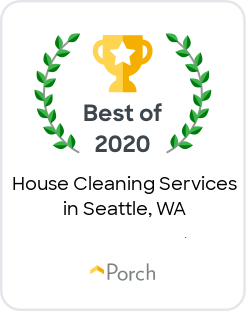 Awarded 2020 Best House Cleaning Services in Seattle