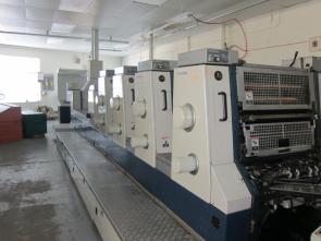 5-color Komori with Coater