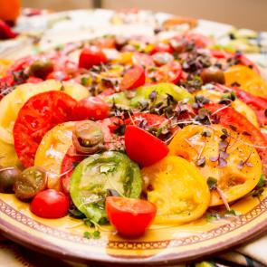 A tomato spread by Green Plate Catering