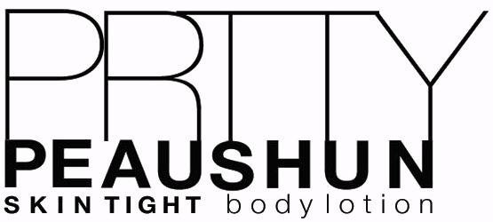 Prtty Peaushun Skin Tight body lotion logo