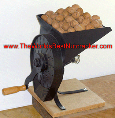 The World's Best Nut Crackers!  Nutcrackers Cracks up to 50 lbs per hour.