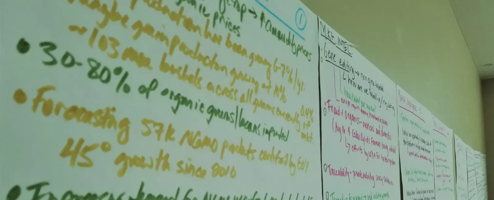 flip chart poster notes