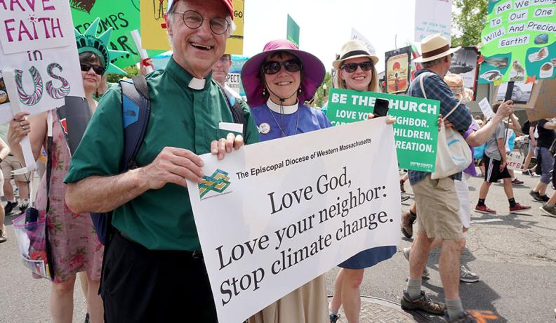Jim Antal at the Peoples Climate March. Via UCC.org