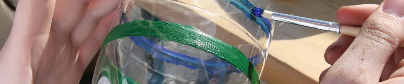 painting jar is an example of upcycling