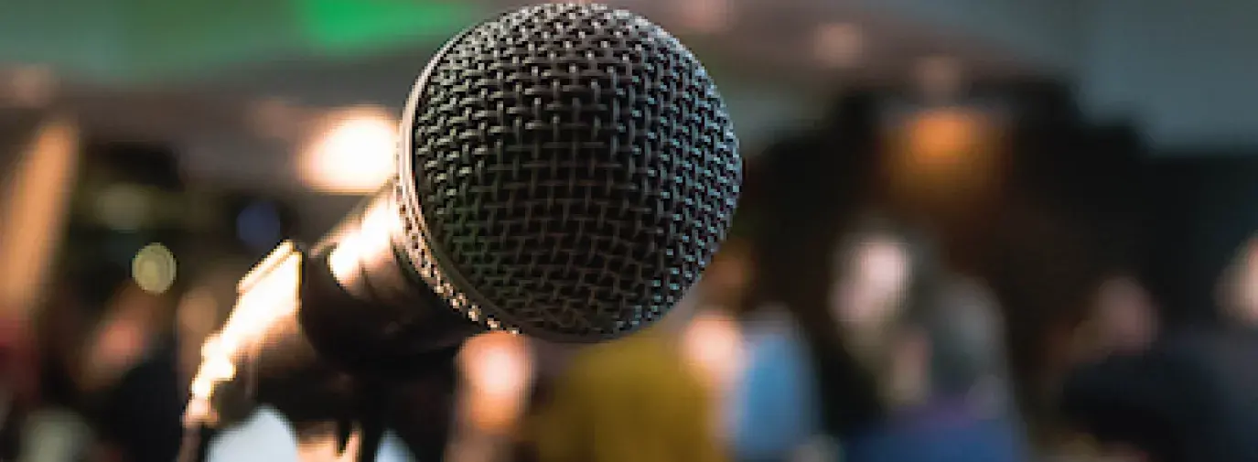 Microphone for In the News