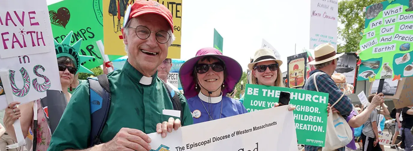 Jim Antal at the Peoples Climate March. Via UCC.org