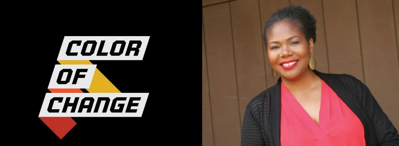 Brandi Collins and color of change logo