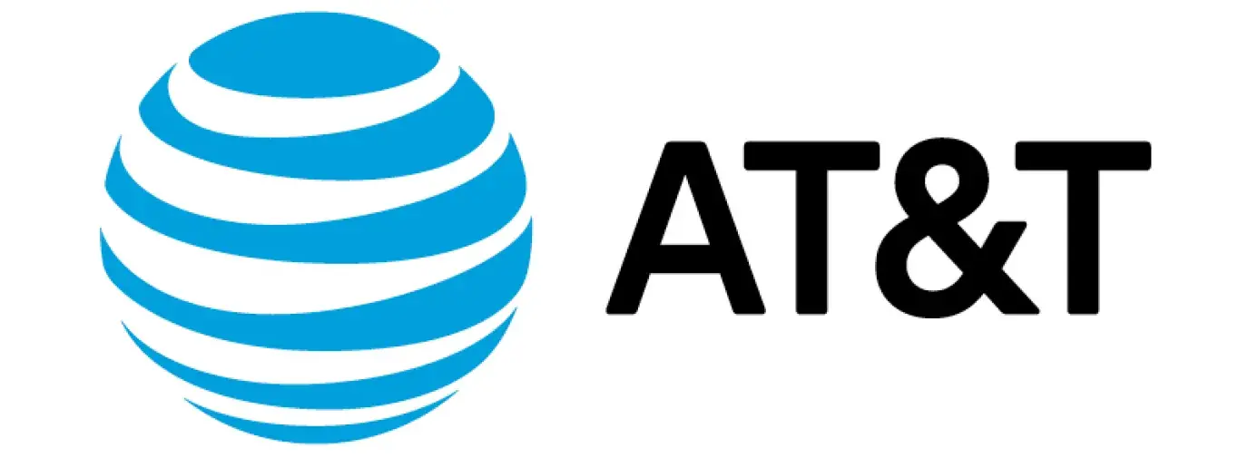 Image: AT&T logo. Title: AT&T progresses on renewable energy