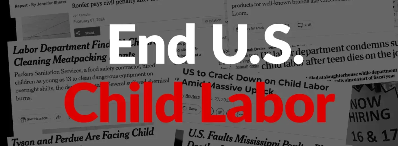 END US CHILD LABOR