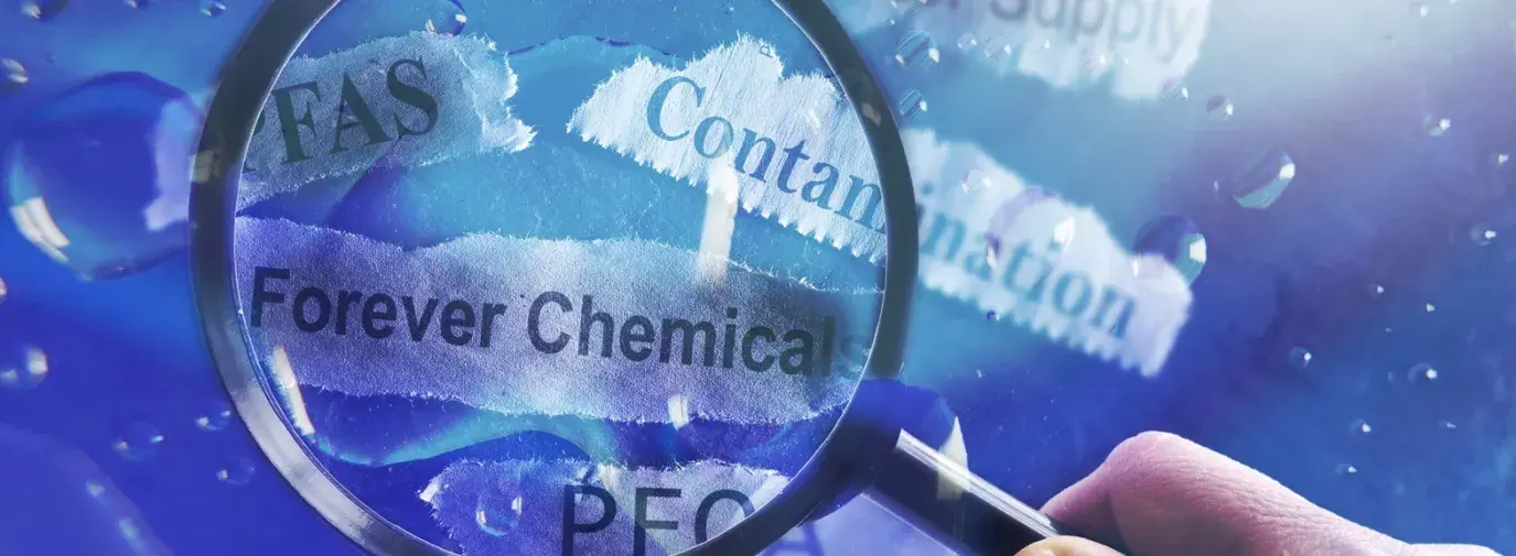 Forever Chemicals under a magnifying glass