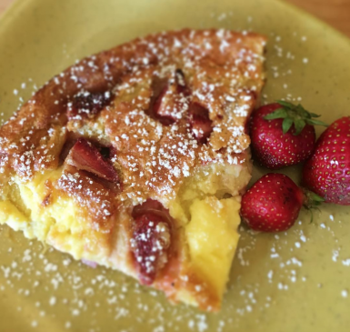 Strawberry Clafouti from Village Bakery