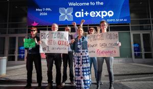AI Expo Protest
