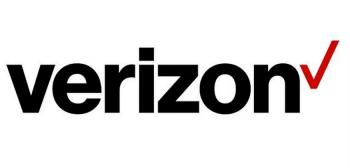 Image: Verizon logo. Title: Verizon Commits to 50% Clean Energy by 2025