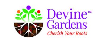Devine Gardens logo Cherish Your Roots